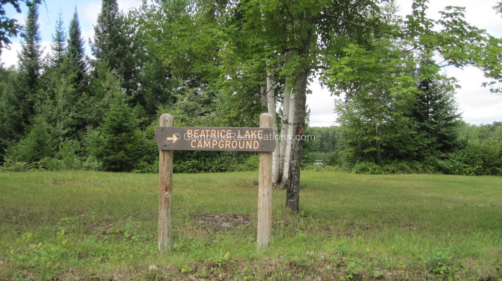 Beatrice Lake Campground at McCarthy Beach State Park, Minnesota
